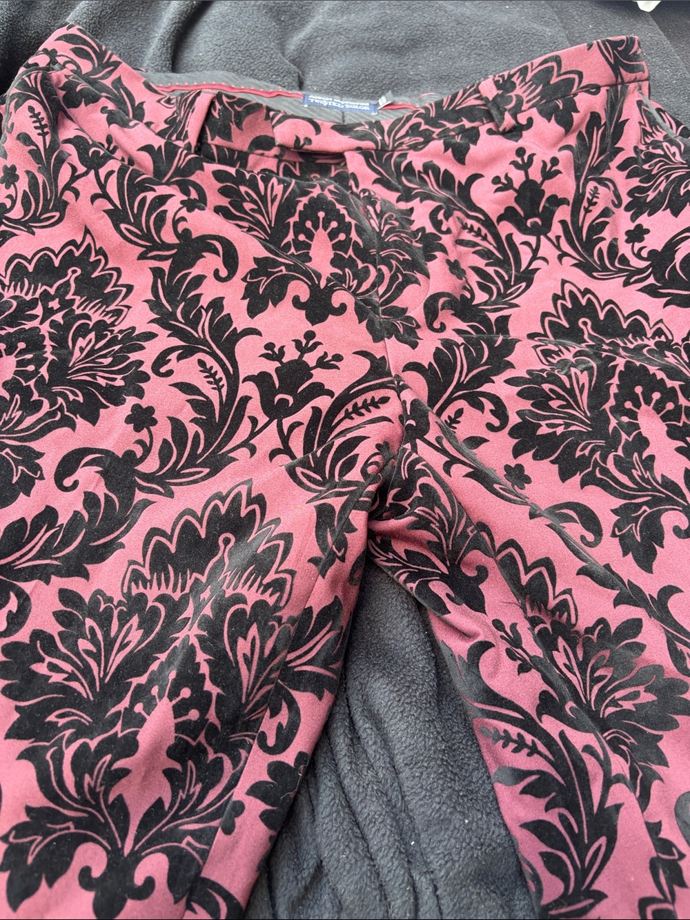 McGregor Black Damask on Pink Trousers
